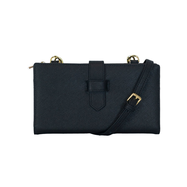 Lyra Travel Clutch - Black | ANORAK