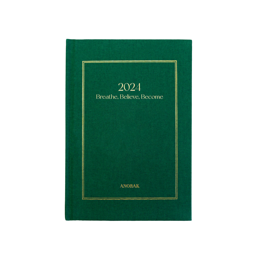 2024 Planner Emerald Green