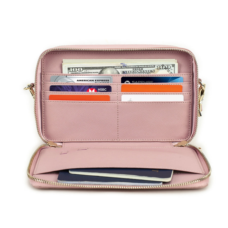 Nude Pink XXL Travel Wallet