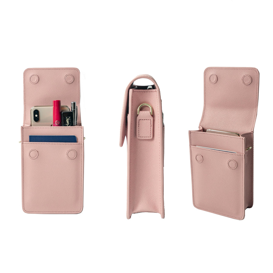 Lia Phone Bag - Nude Pink