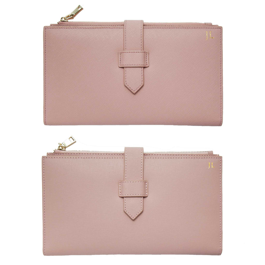 Nude Pink Travel Wallet with Strap | ANORAK