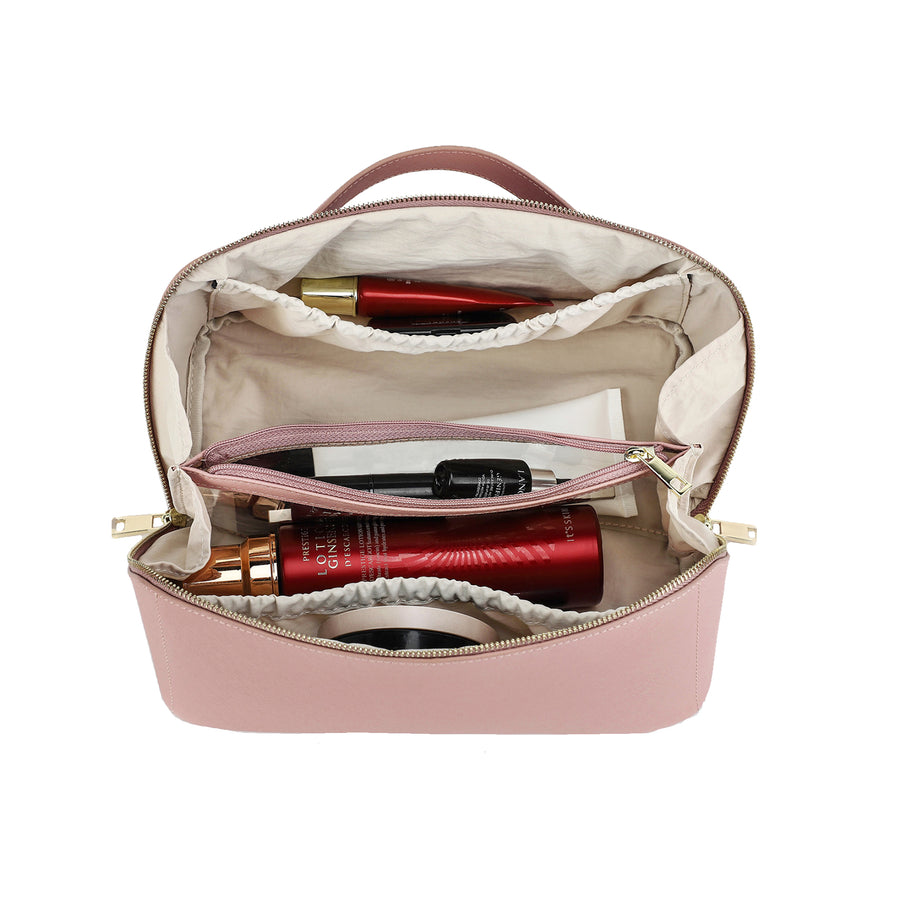Ann Cosmetic Case - Nude Pink