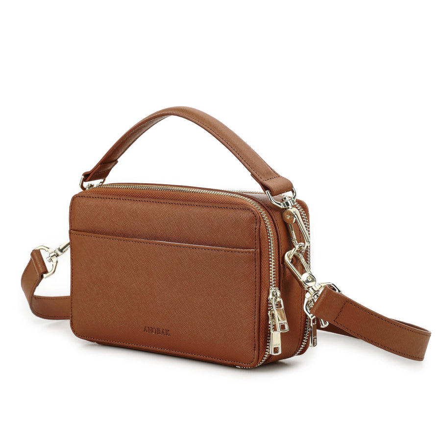 Caramel Brown XXL Travel Wallet