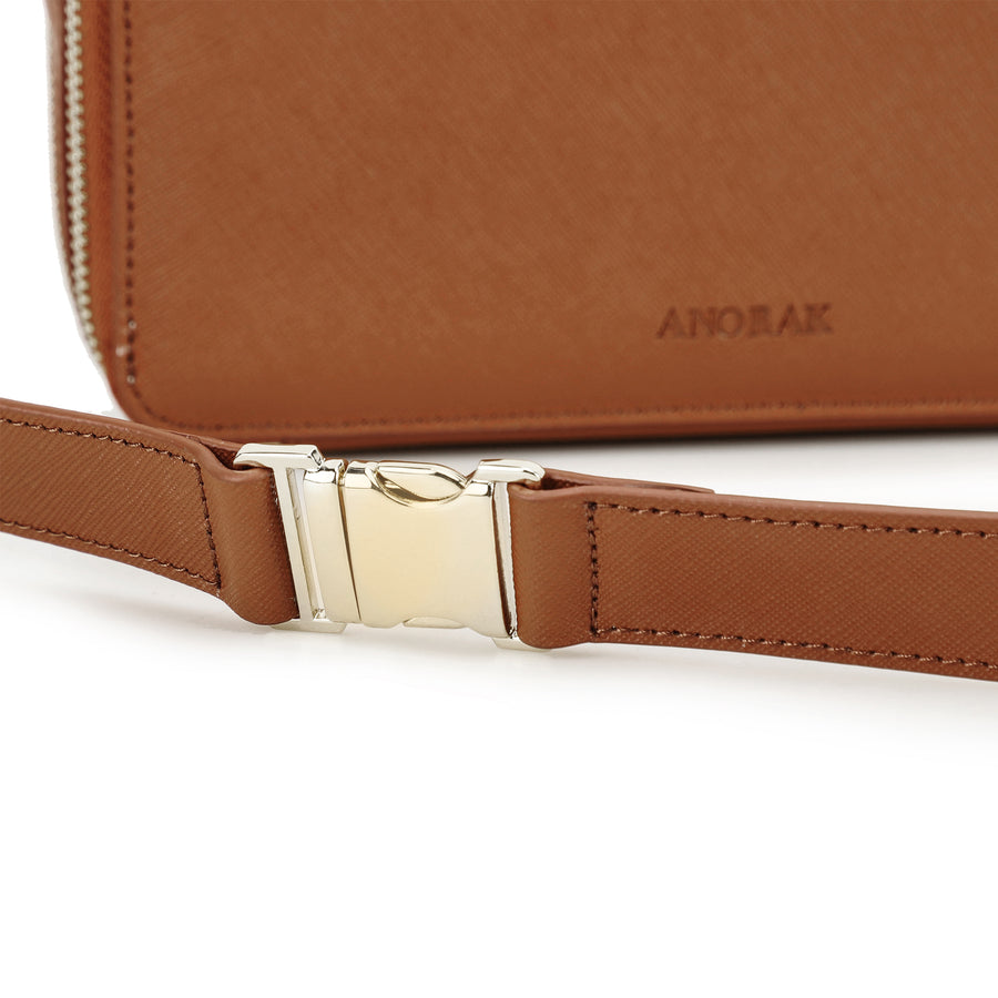 Caramel Brown XXL Travel Wallet