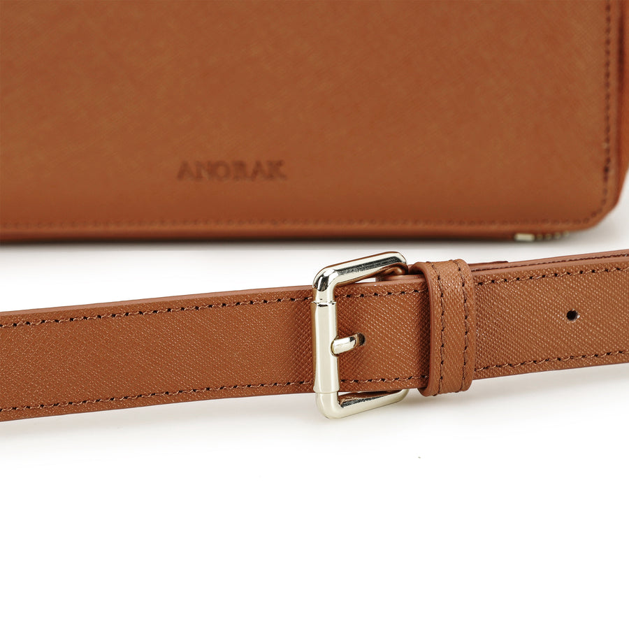 Caramel Brown XXL Travel Wallet