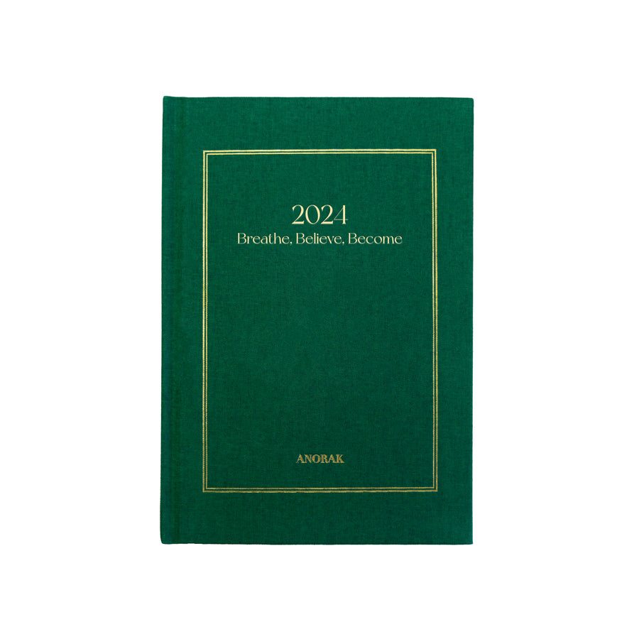 2024 Planner Emerald Green