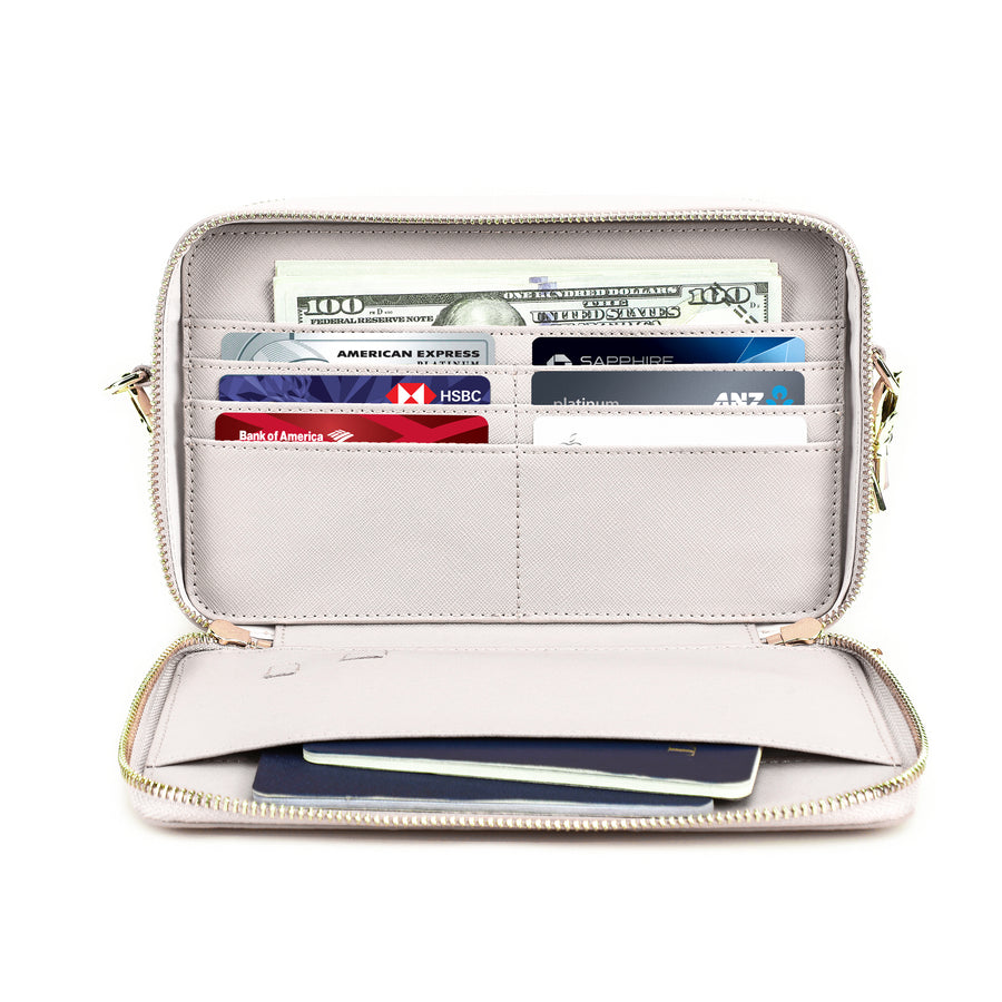 Cream XXL Travel Wallet