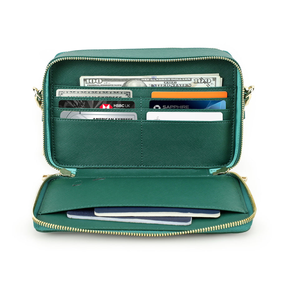Emerald Green XXL Travel Wallet