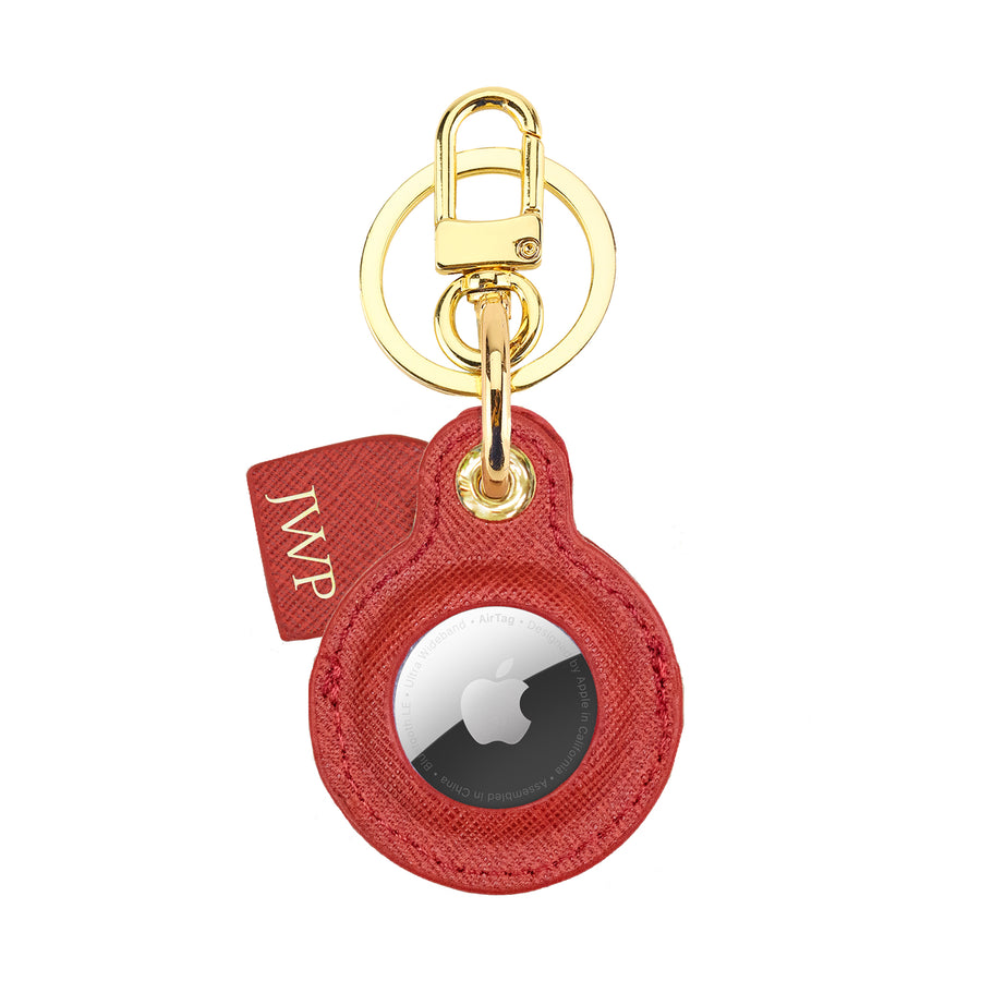 Red AirTag Key Ring