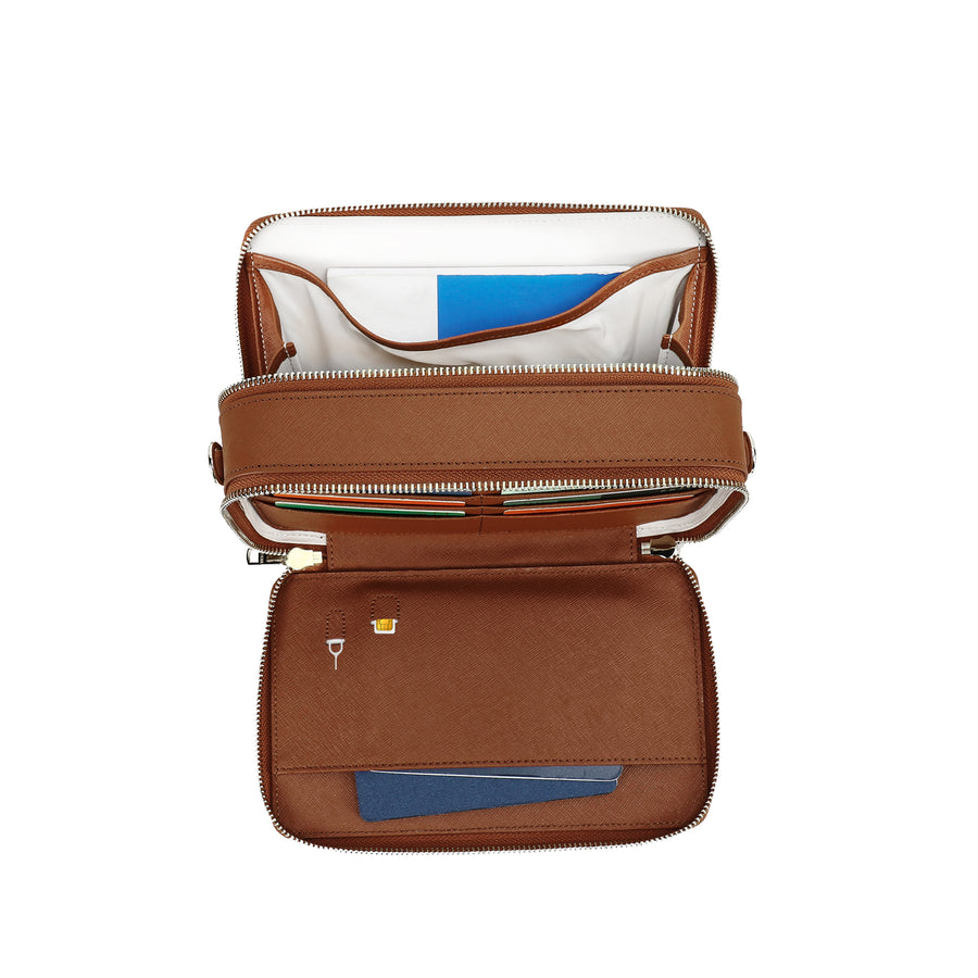 Caramel Brown XXL Travel Wallet