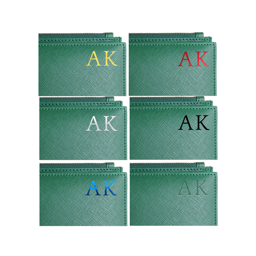 Emerald Green Travel Wallet with RFID Protection