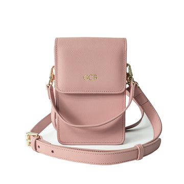 Lia Phone Bag - Nude Pink