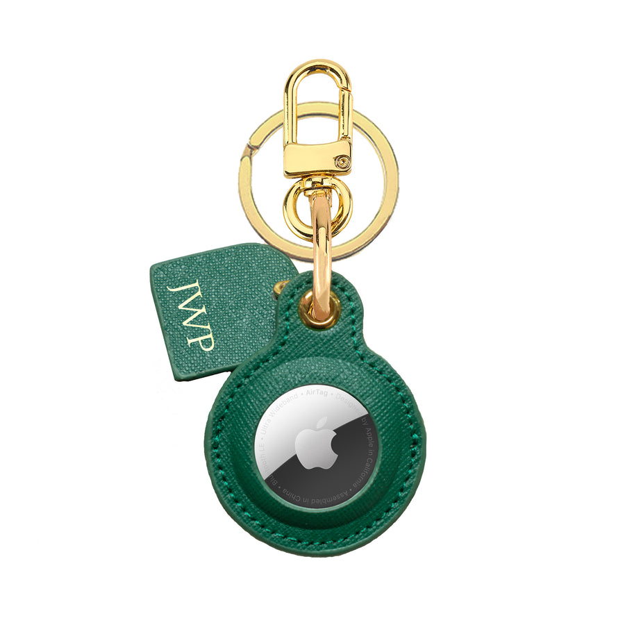 Emerald Green AirTag Key Ring