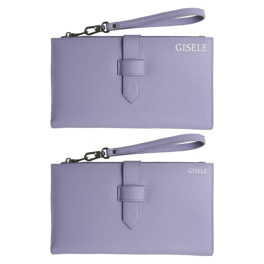 Lavender Travel Wallet with RFID protection