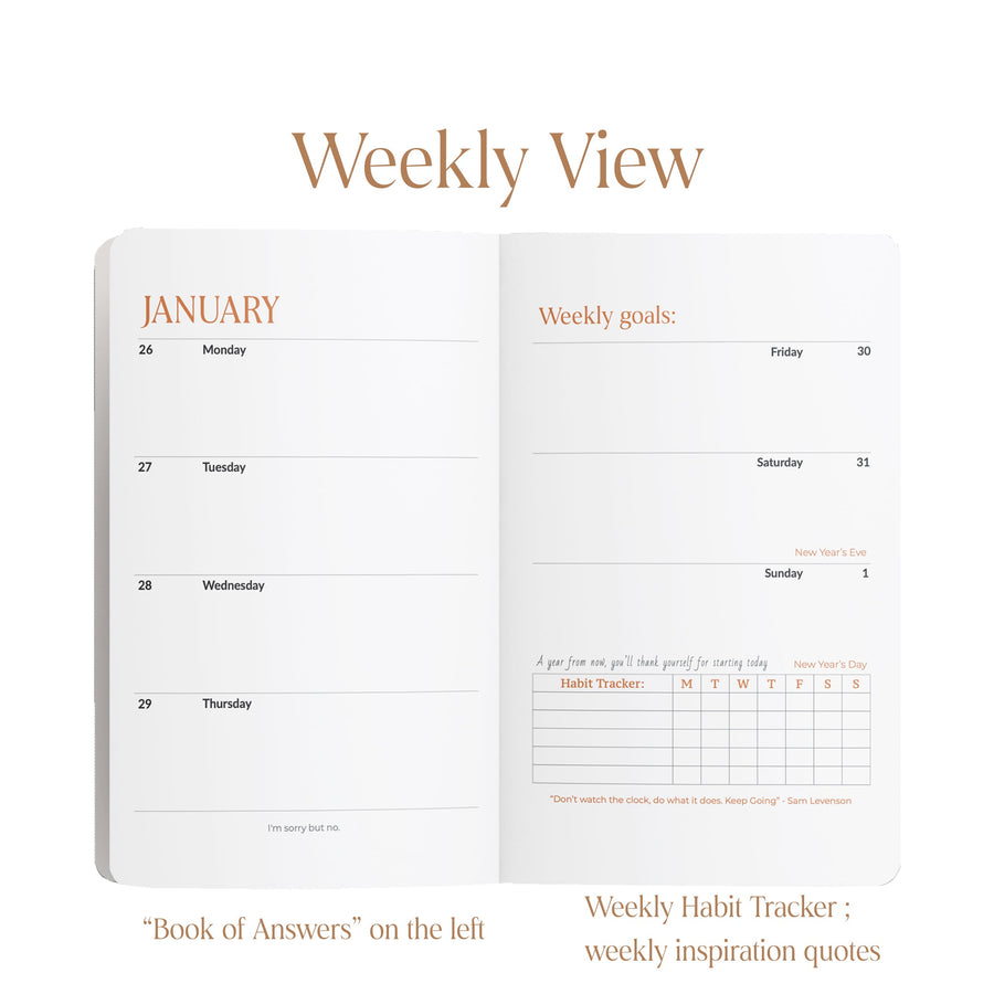 Venetian Red 2023 Planner & Tote Bundle