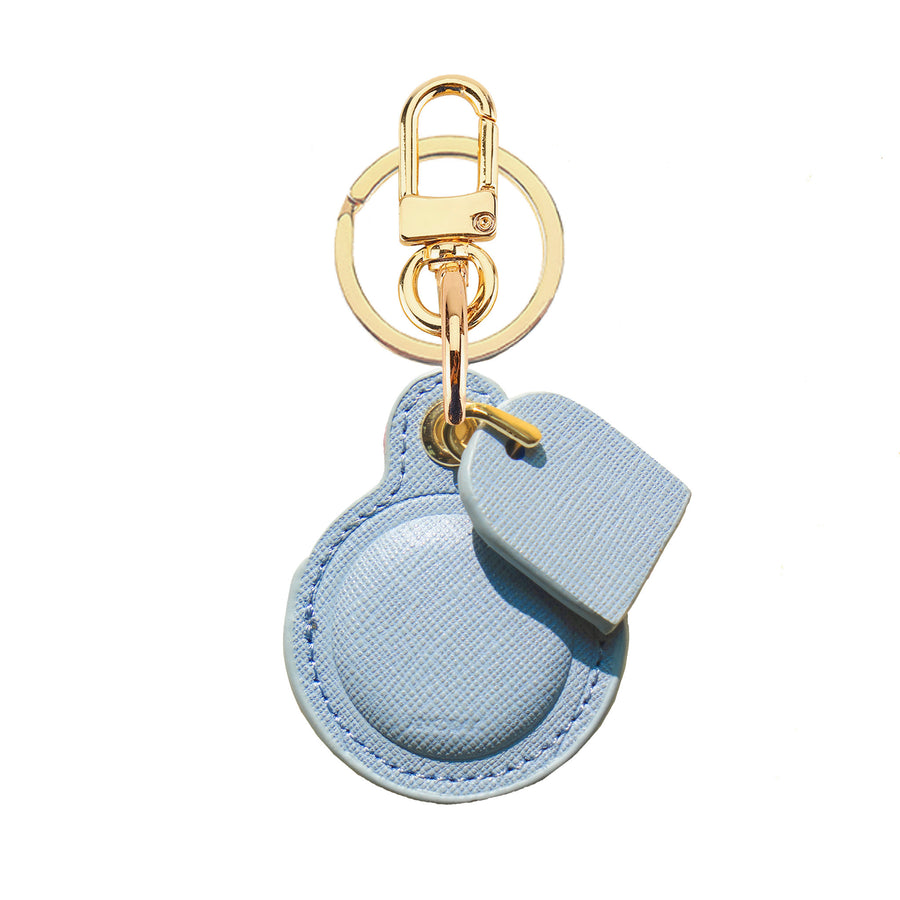 Lilac Blue AirTag Key Ring