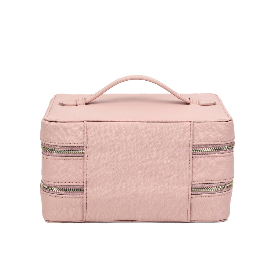 Eli Travel Jewelry Case - Nude Pink