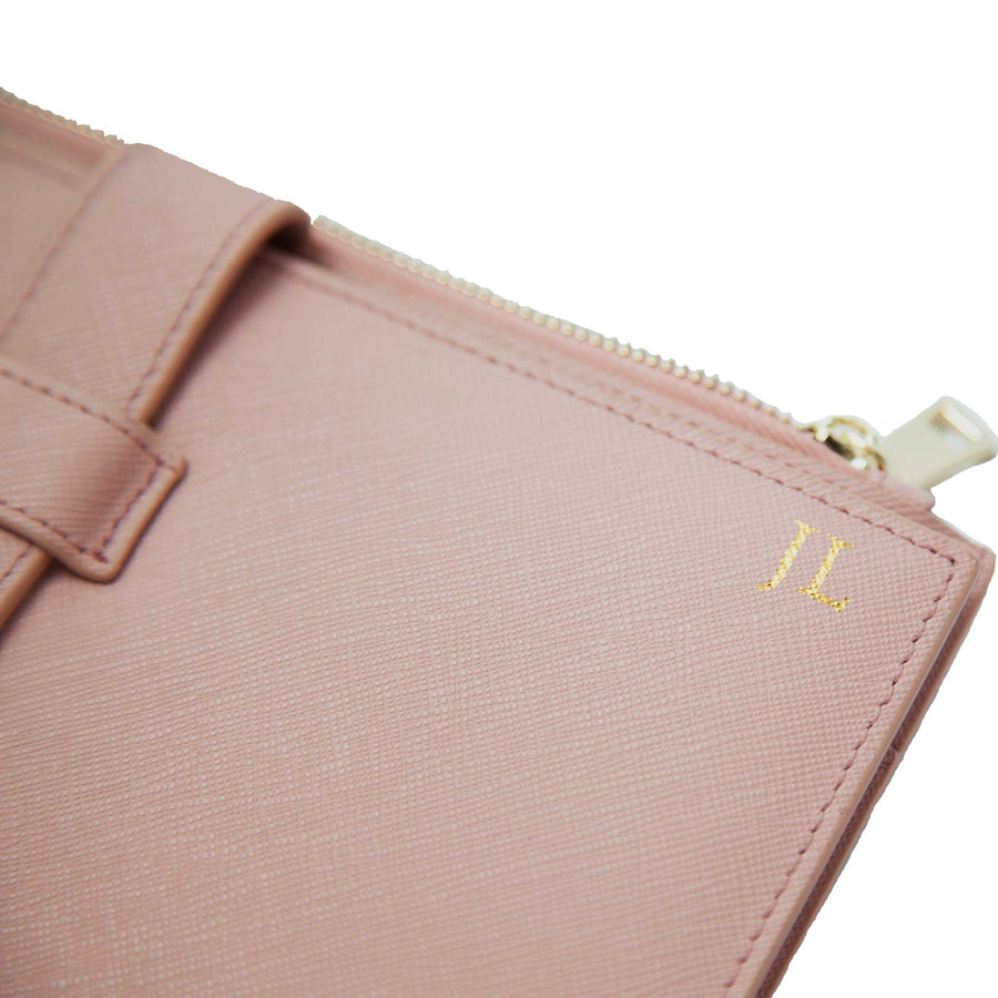Nude Pink Travel Wallet with Strap | ANORAK
