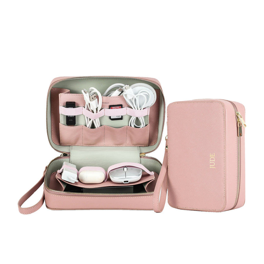 Sam Tech Organiser - Nude Pink