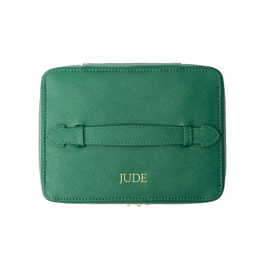 Eli Travel Jewelry Case - Emerald Green