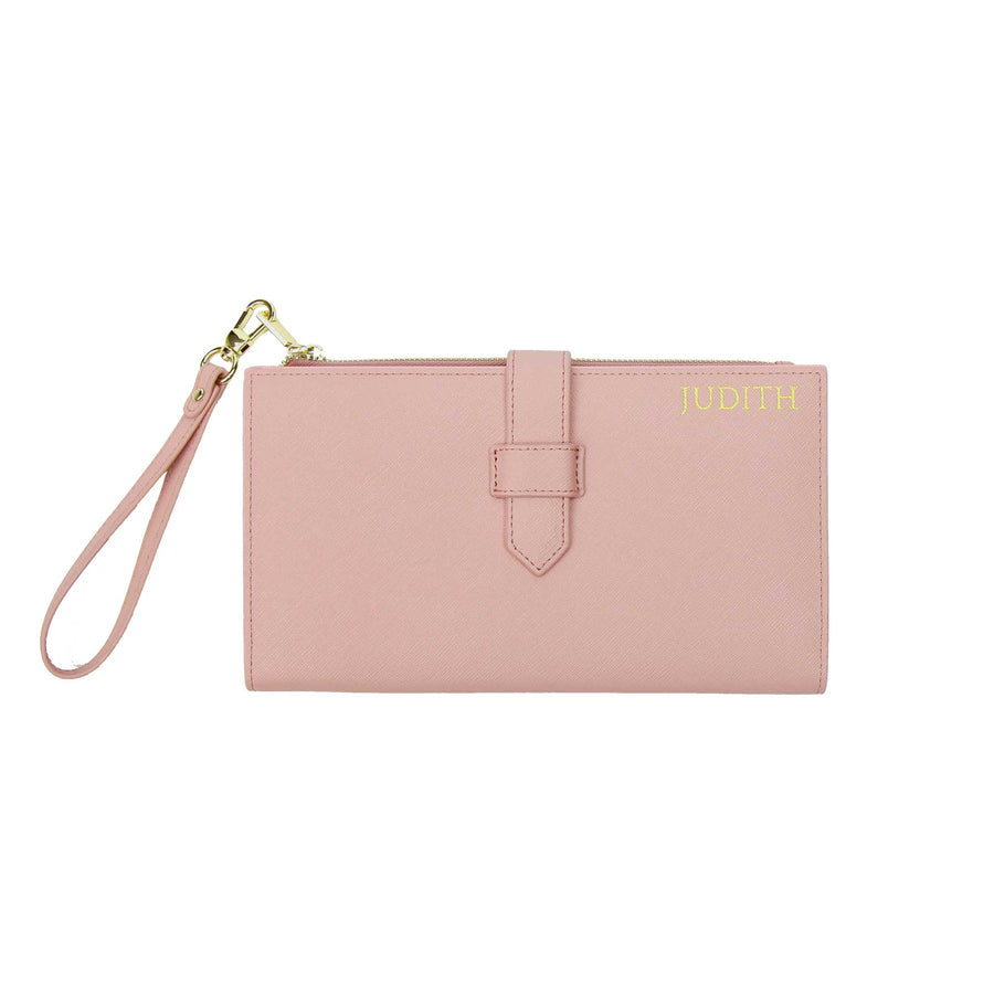 Nude Pink Travel Wallet with Strap | ANORAK