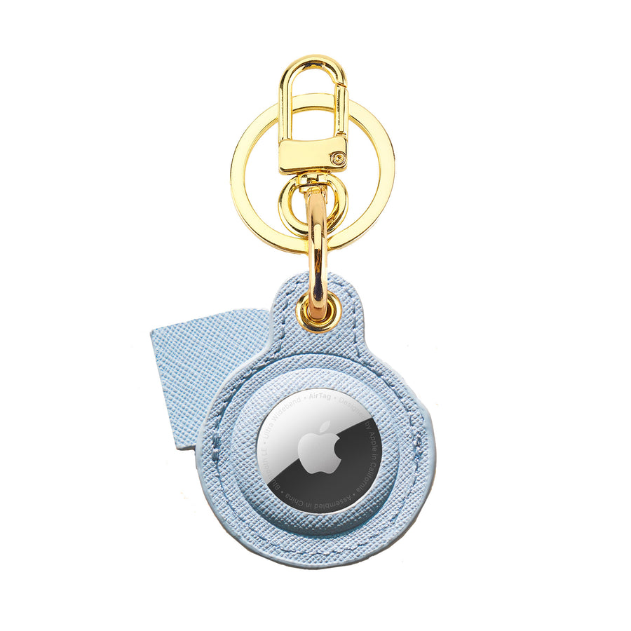 Lilac Blue AirTag Key Ring