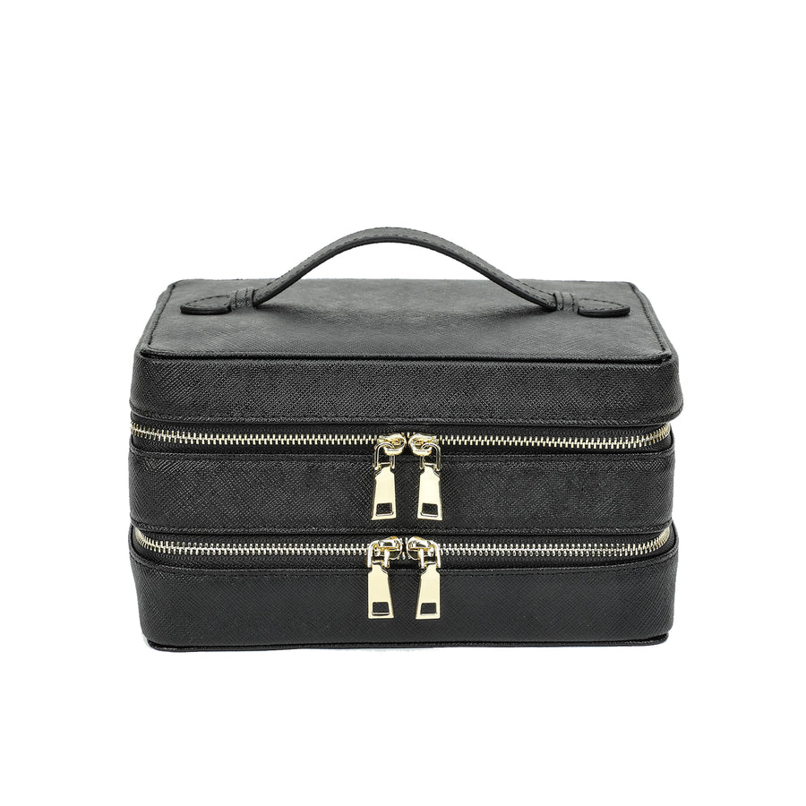 Eli Travel Jewelry Case - Black