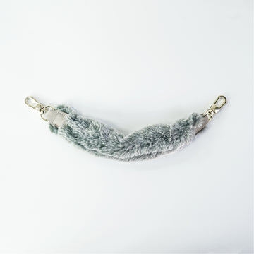 Fur strap - Olive Grey