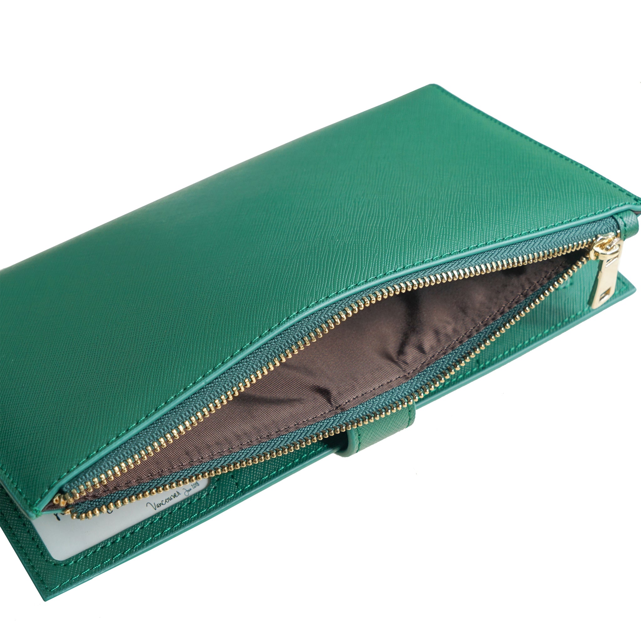 Emerald Green Travel Wallet with RFID Protection | ANORAK