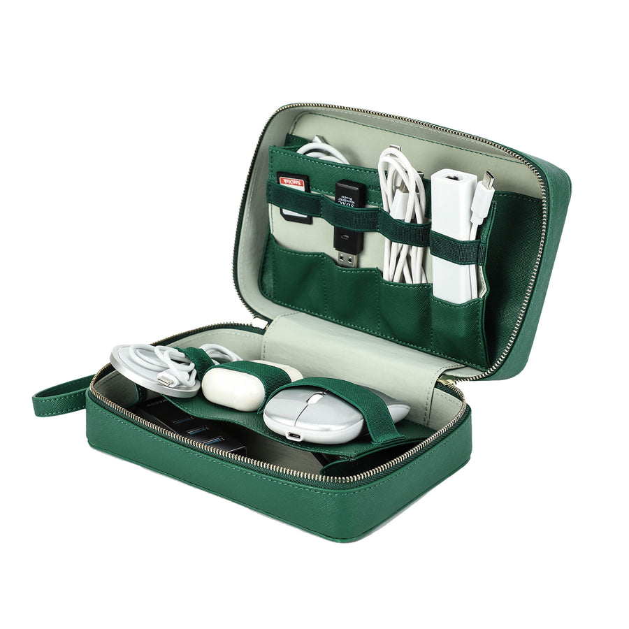 Sam Tech Organiser - Emerald Green